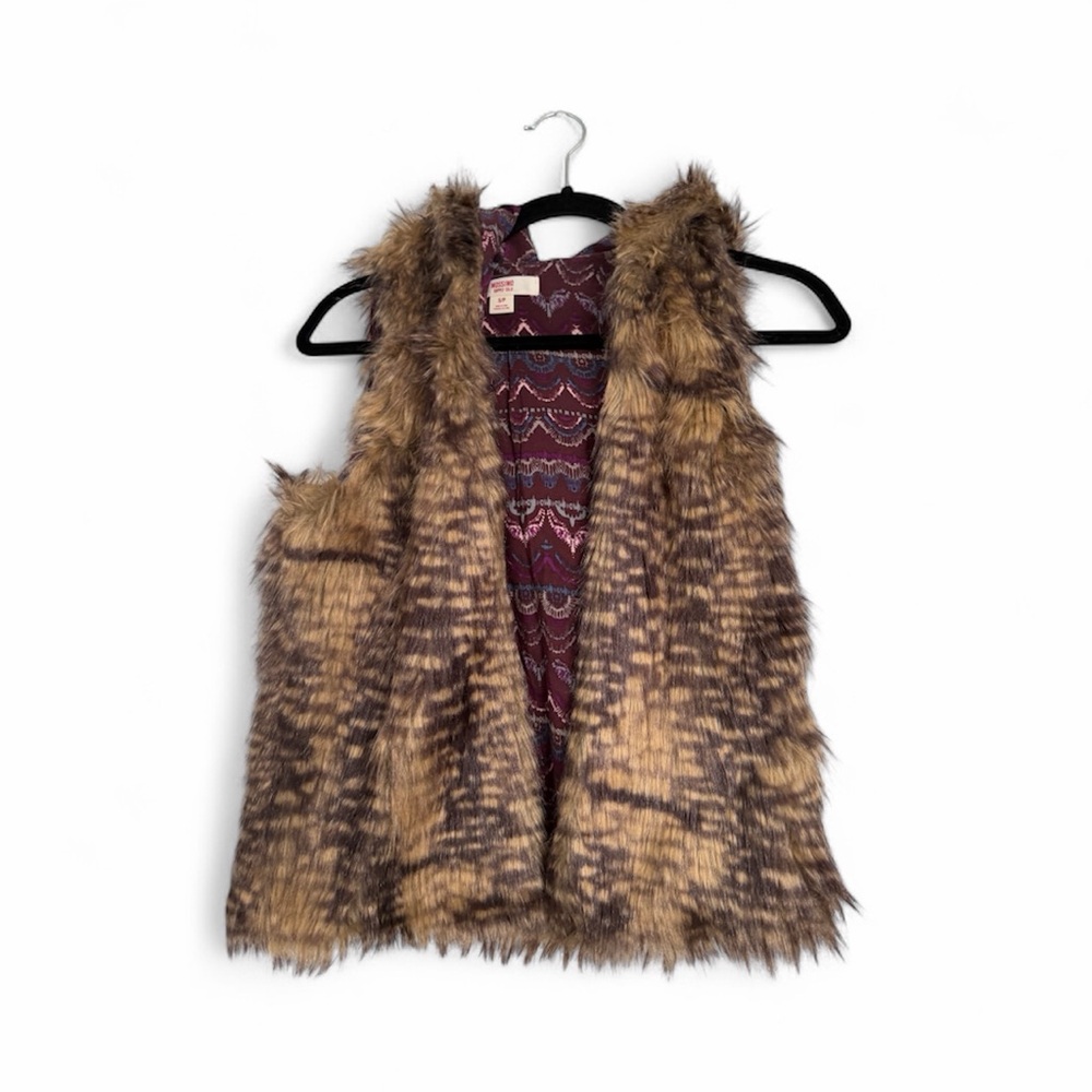 Mossimo Supply Co.  vets i Purple Patterned Garment Size S